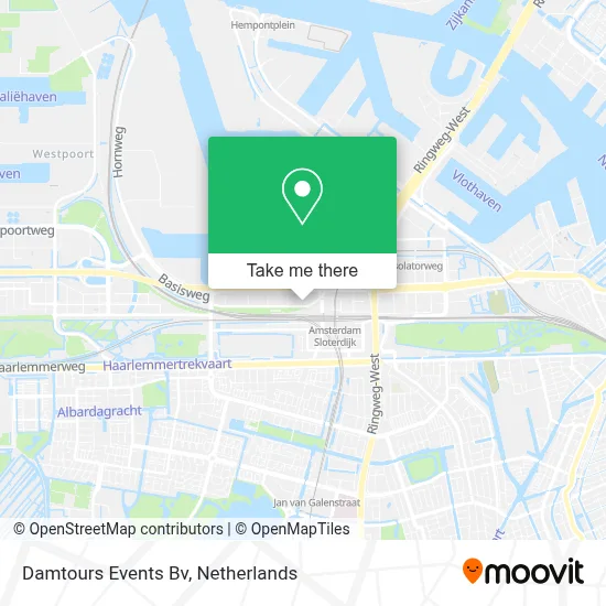 Damtours Events Bv map
