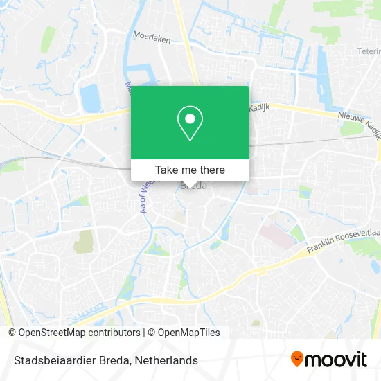 Stadsbeiaardier Breda map