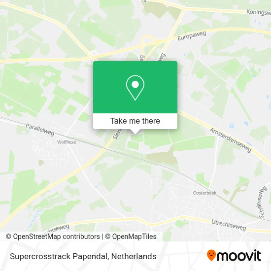 Supercrosstrack Papendal map