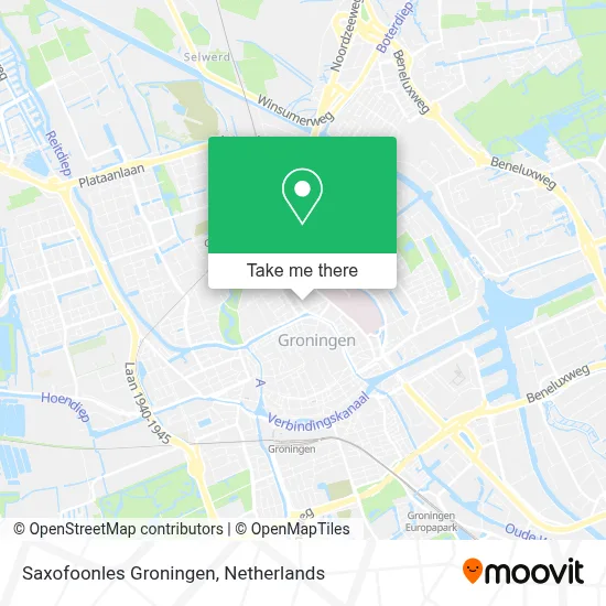 Saxofoonles Groningen map