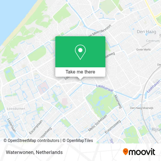 Waterwonen map