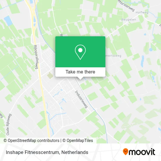 Inshape Fitnesscentrum Karte