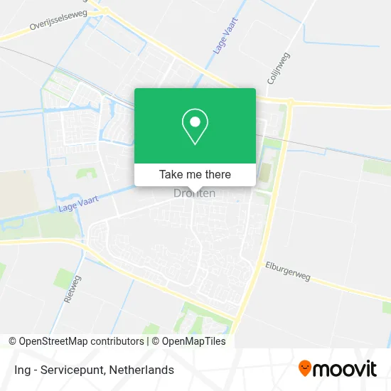Ing - Servicepunt map