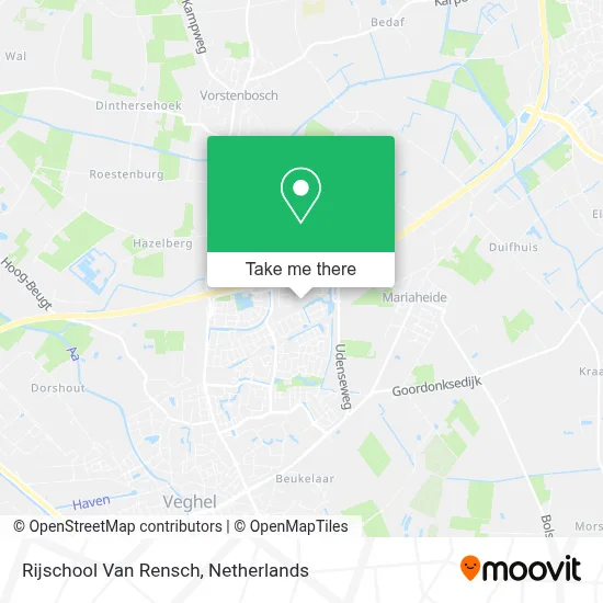 Rijschool  Van Rensch map