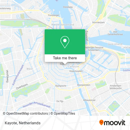 Kayote map