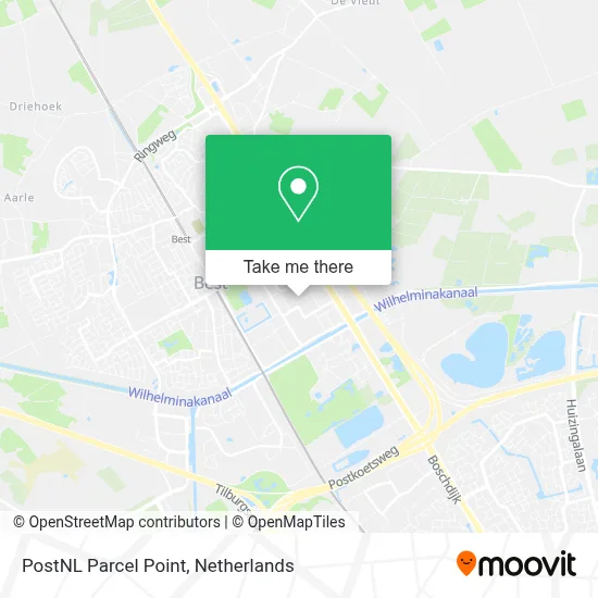 Postnl Pakketpunt map