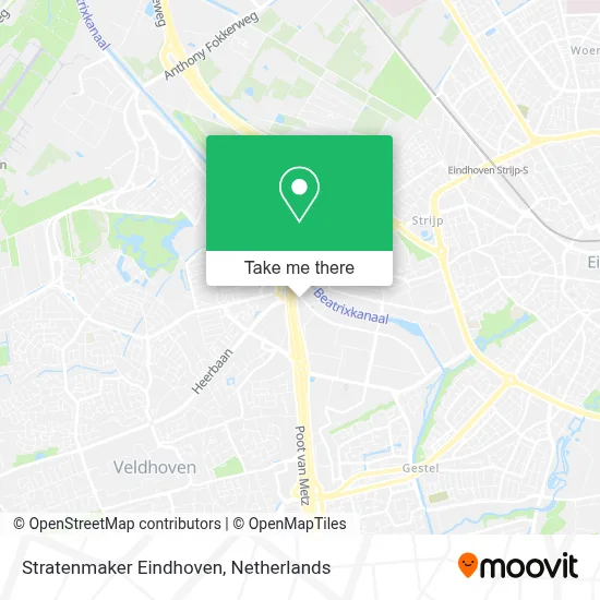 Stratenmaker Eindhoven map