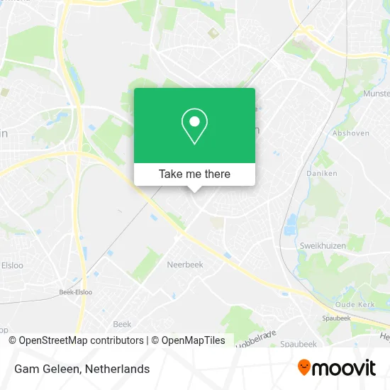 Gam Geleen map