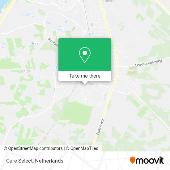 Care Select map