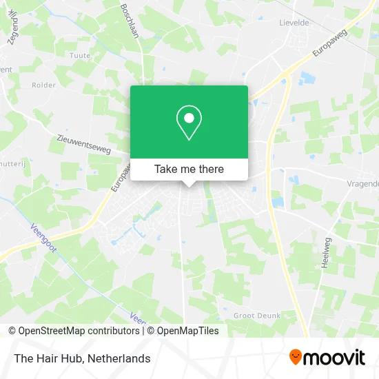 The Hair Hub map