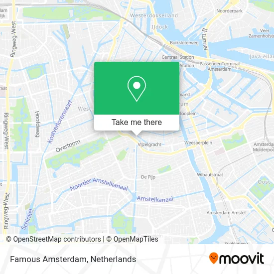 Famous Amsterdam map
