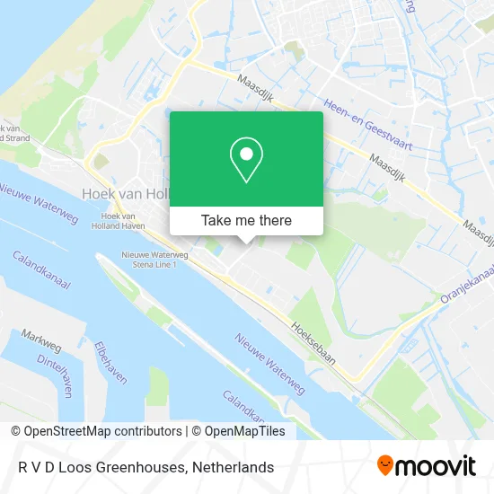 R V D Loos Greenhouses map