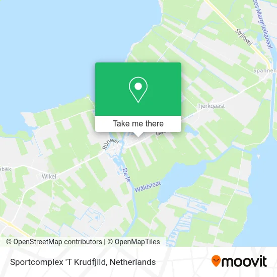 Sportcomplex 'T Krudfjild map