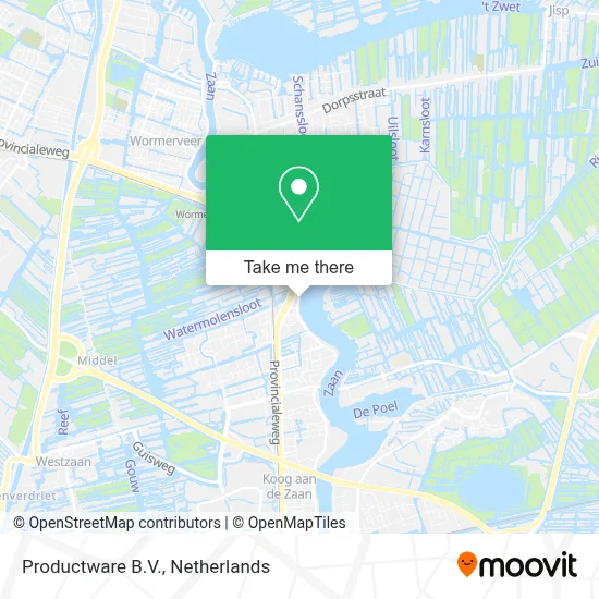 Productware B.V. map