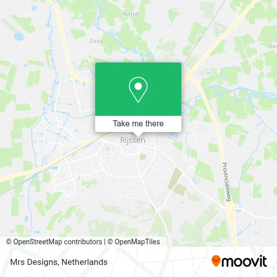 Mrs Designs map