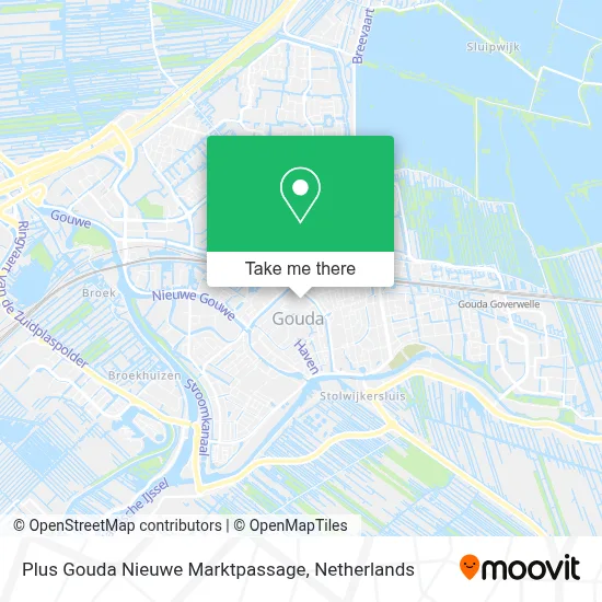 Plus Gouda Nieuwe Marktpassage map