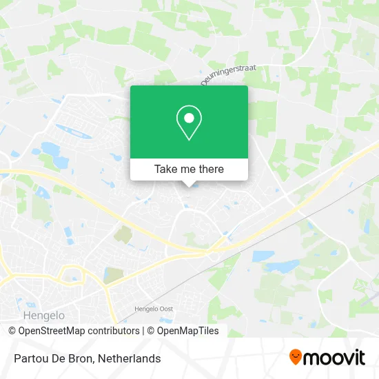 Partou De Bron map