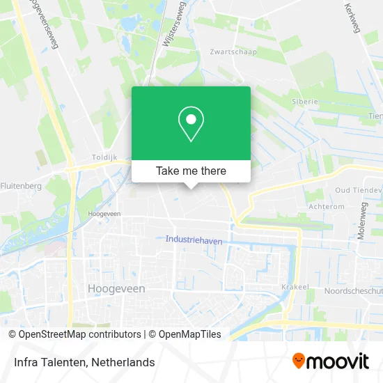 Infra Talenten map