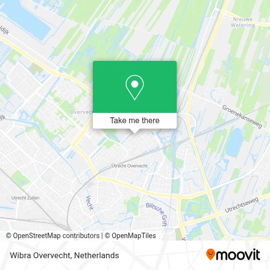 Wibra Overvecht map