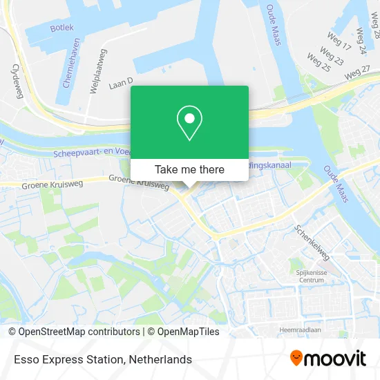 Esso Express Station map