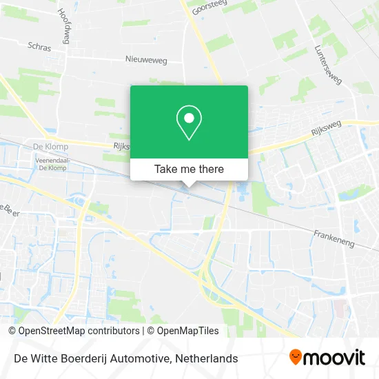 De Witte Boerderij Automotive map