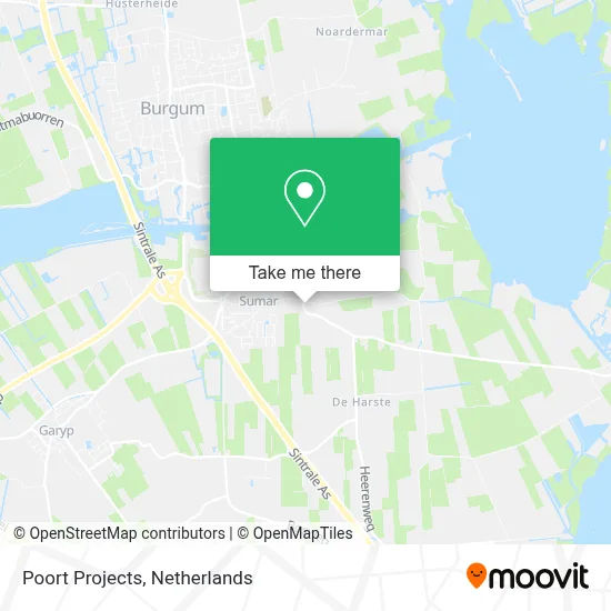 Poort Projects map