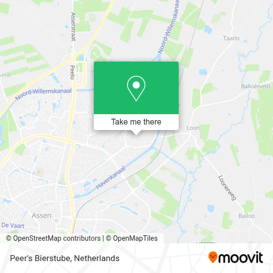 Peer's Bierstube map