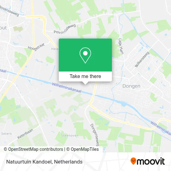 Natuurtuin Kandoel map