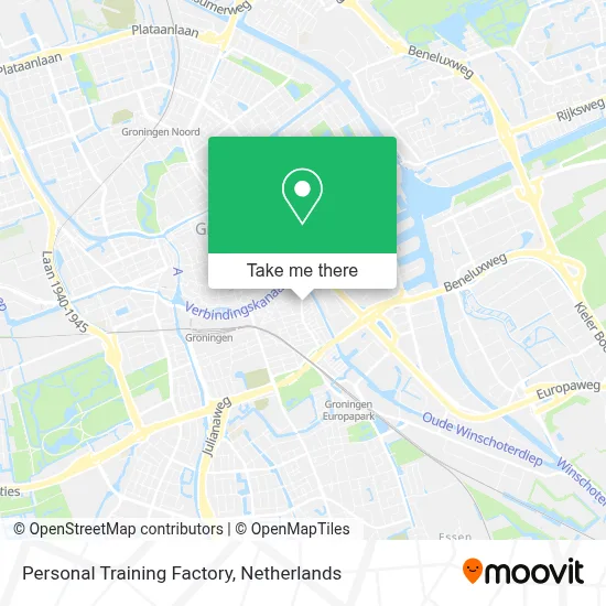Personal Training Factory map