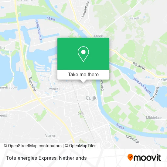 Totalenergies Express map