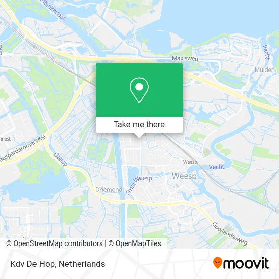 Kdv De Hop map