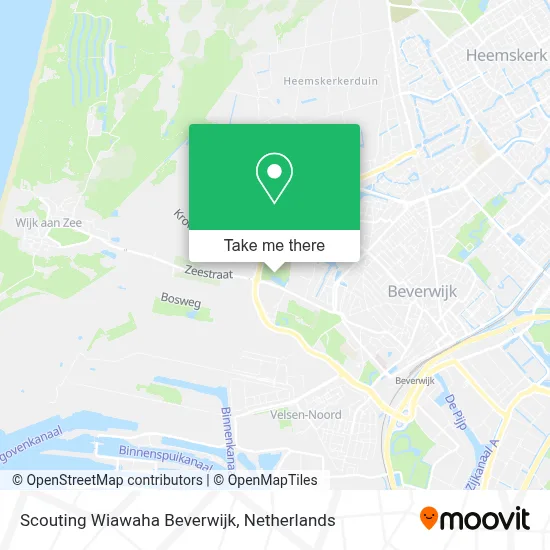 Scouting Wiawaha Beverwijk map