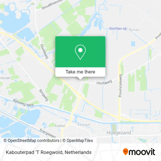 Kabouterpad 'T Roegwold map