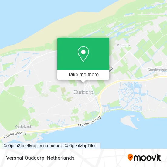 Vershal Ouddorp map