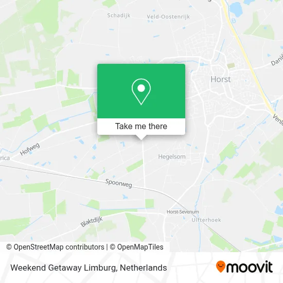 Weekend Getaway Limburg map
