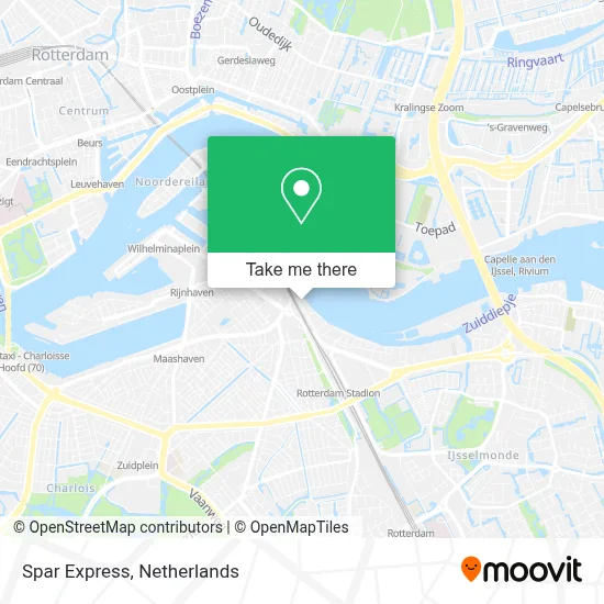 Spar Express map
