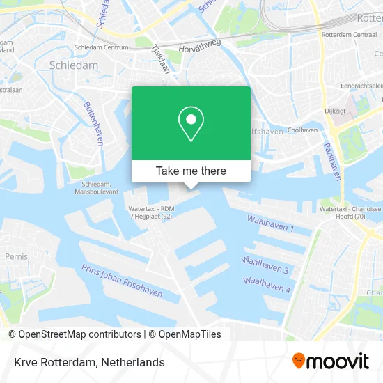 Krve Rotterdam map