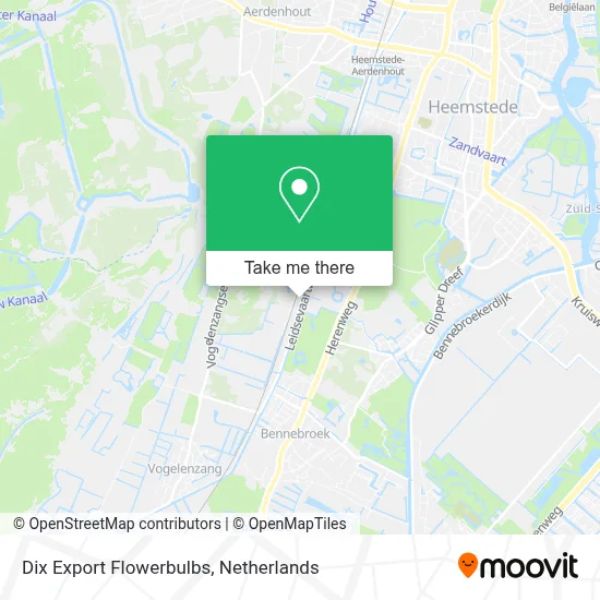 Dix Export Flowerbulbs map