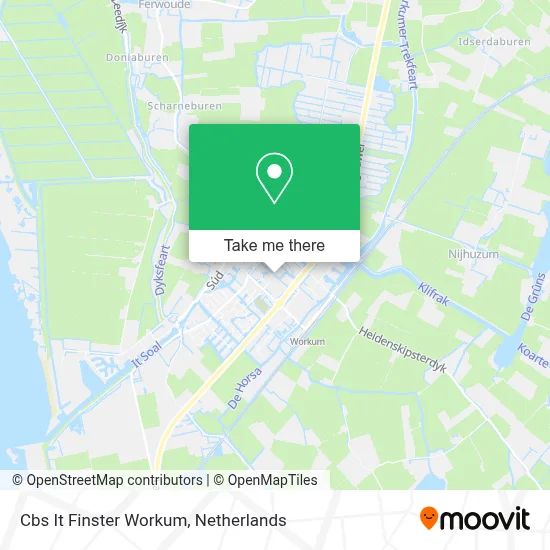 Cbs It Finster Workum map