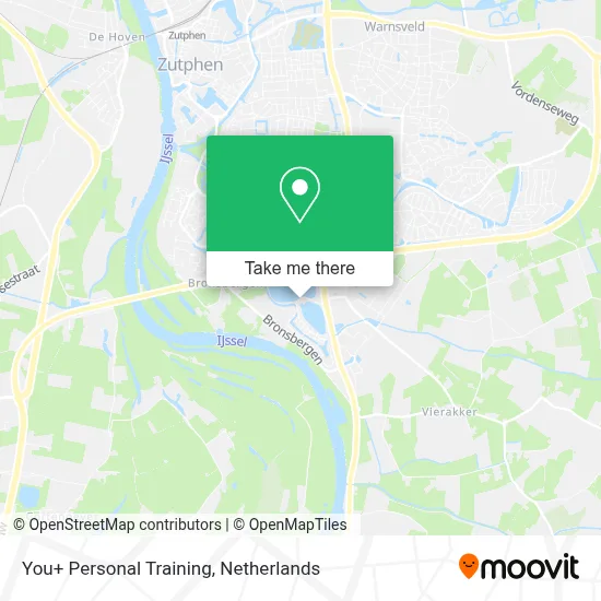 You+ Personal Training map