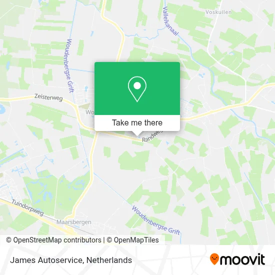 James Autoservice map