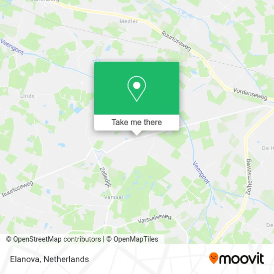 Elanova map