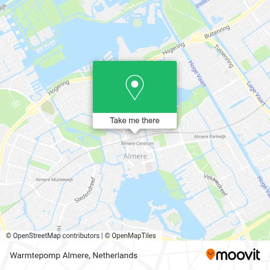 Warmtepomp Almere map