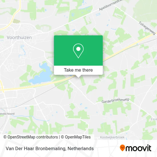Van Der Haar Bronbemaling map