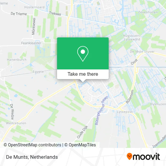 De Munts map