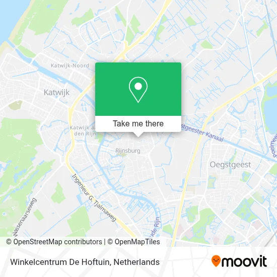 Winkelcentrum De Hoftuin map