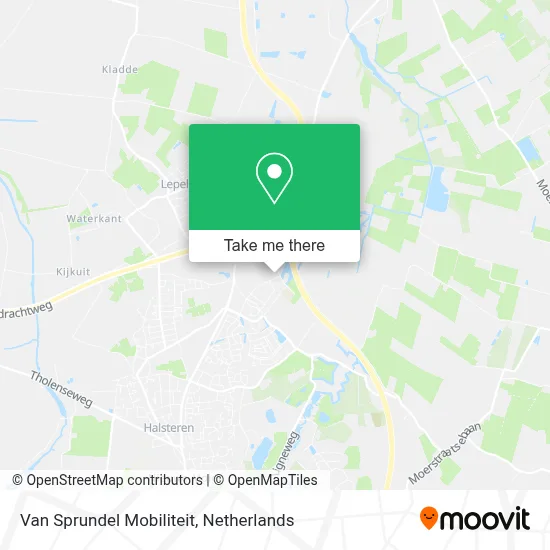 Van Sprundel Mobiliteit map