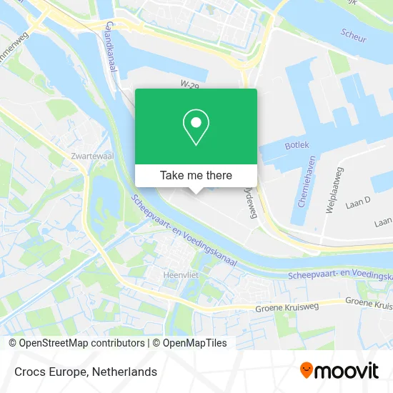 Crocs Europe Karte