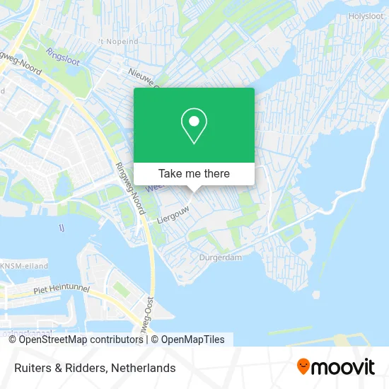 Ruiters & Ridders map