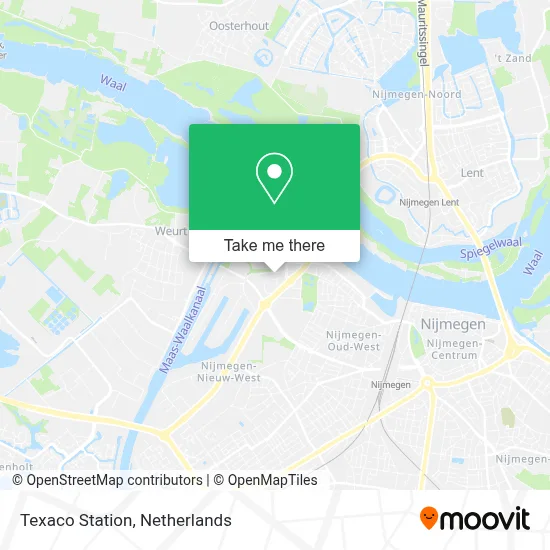 Texaco Station map